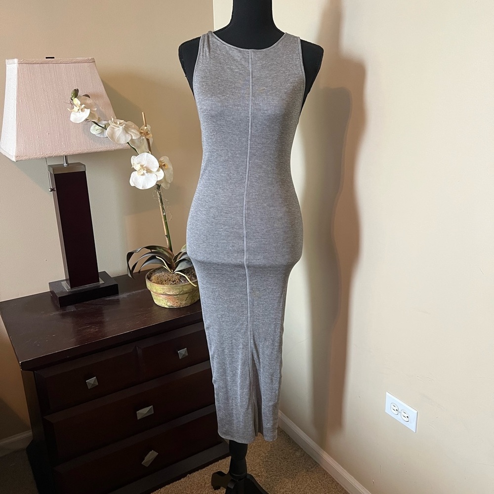 Duffy Grey Midi Dress